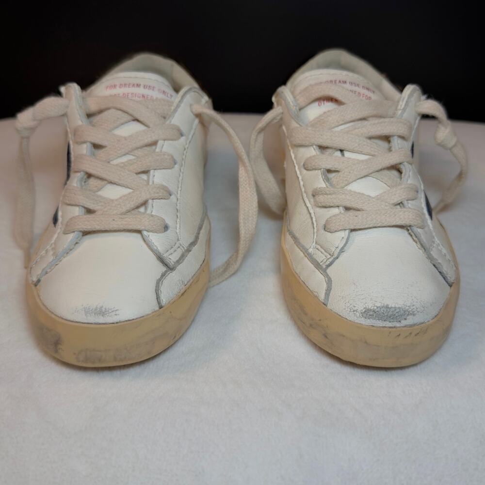 Golden Goose Superstar Young Kids White Navy Star GYF00270 EU 29 w/ Box - Picture 15 of 15